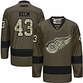 Glued Detroit Red Wings #43 Darren Helm Green Salute to Service NHL Jersey,baseball caps,new era cap wholesale,wholesale hats